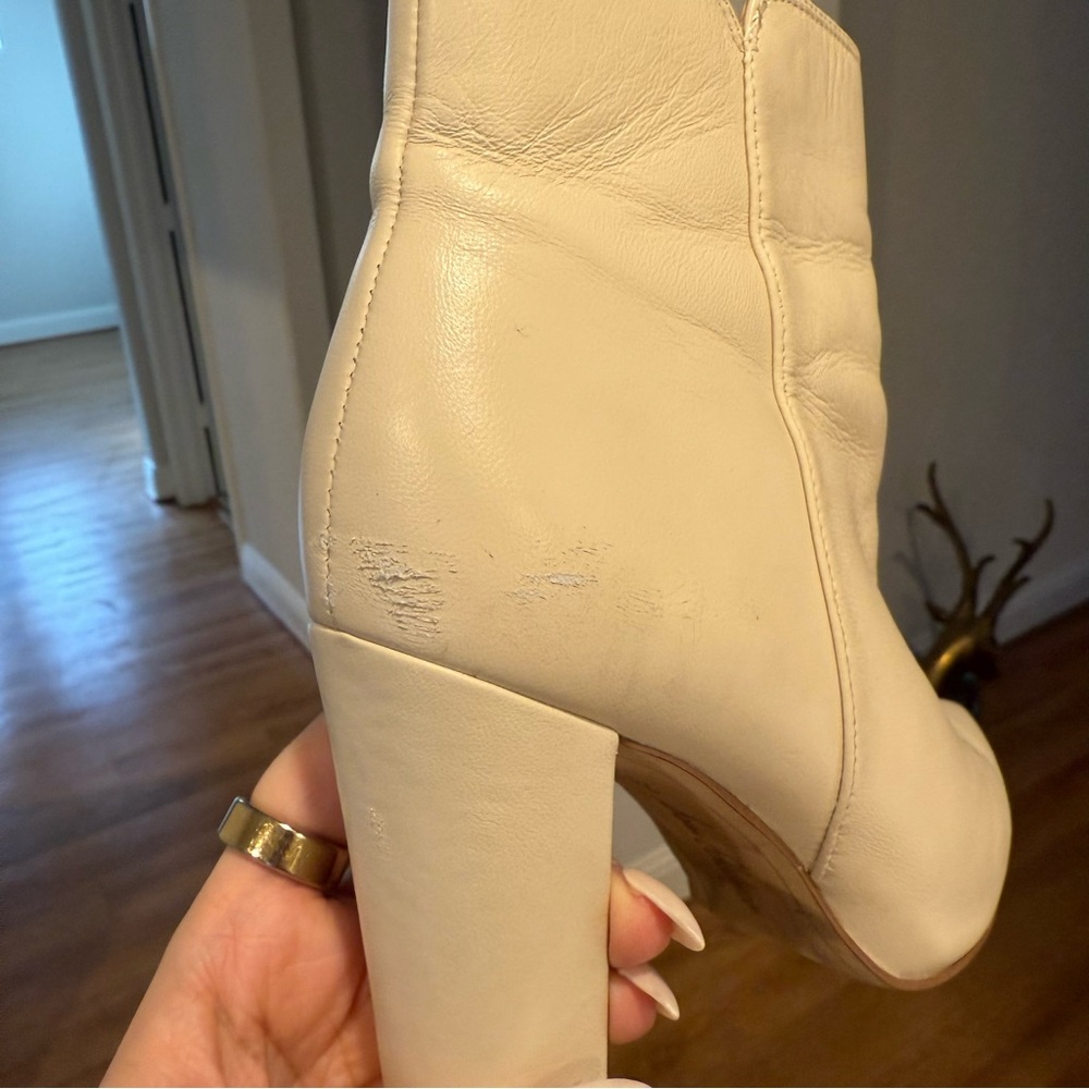 SAM EDELMAN LEATHER BOOTIES SIZE 7.5 - Picture 5 of 8